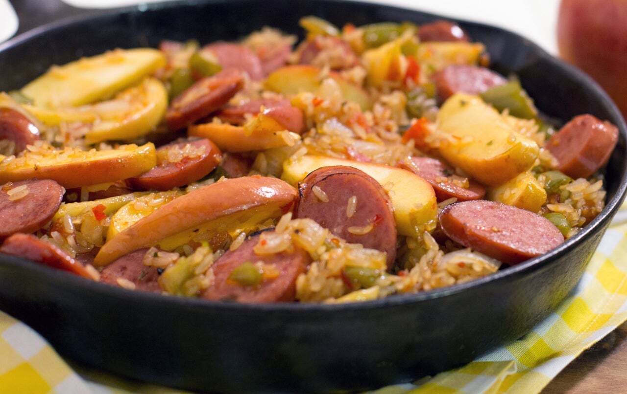 smoked-sausage-skillet-recipe